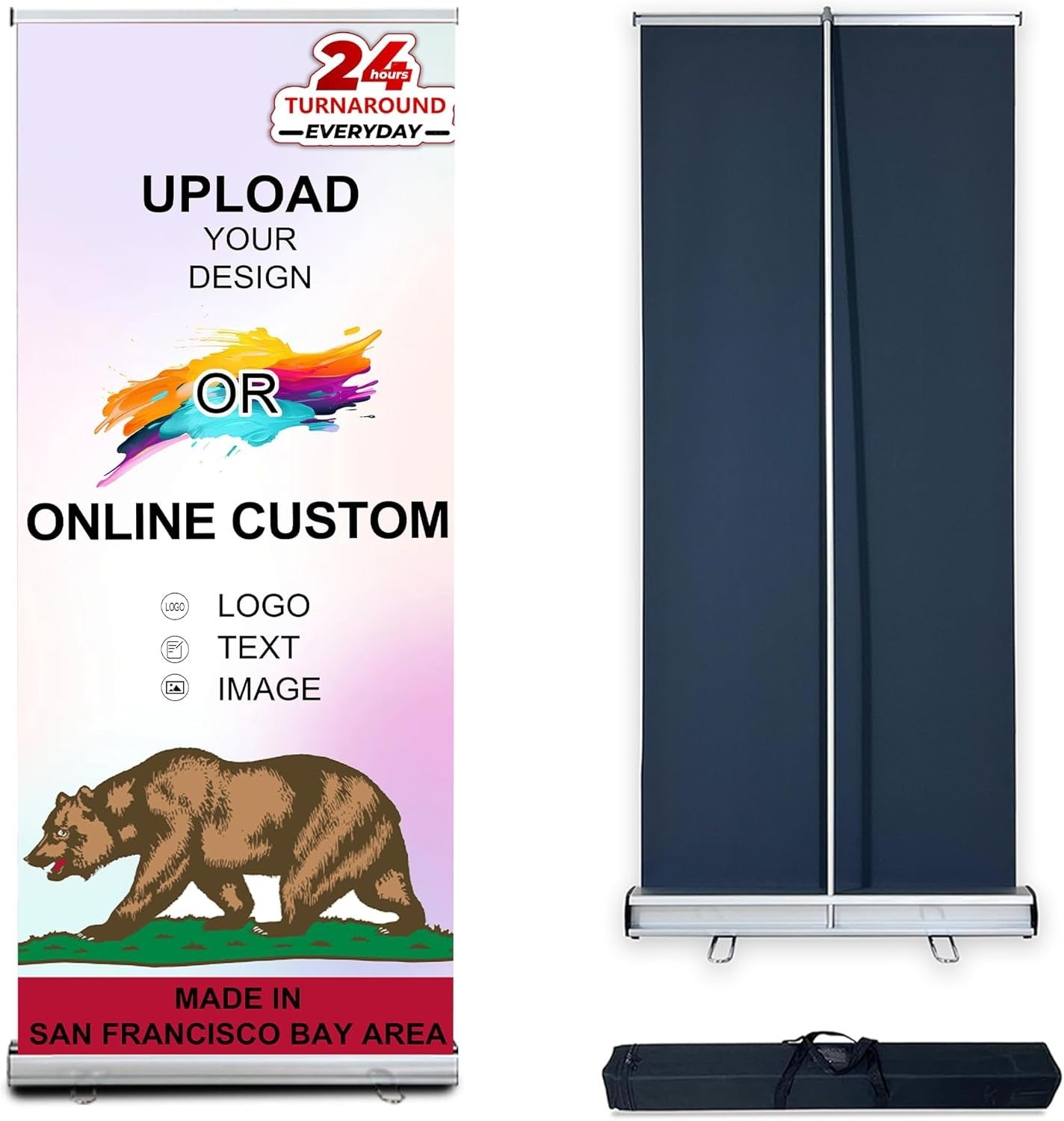 Portable SEG LED Light Box Display, Aluminum Alloy Frame Backlit Lightbox, Tension Fabric Lighted Banner Sign for Trade Show, Exhibition, Retail Store Advertising