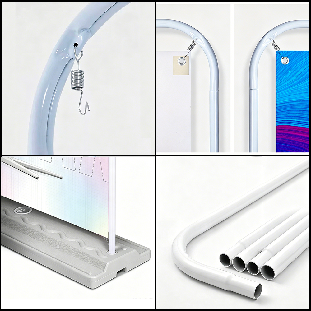 Hot Sale Door Type Frame Display Stand Water Base Outdoor Banner Stand Portable Door Shape Pvc Banner Display Stand
