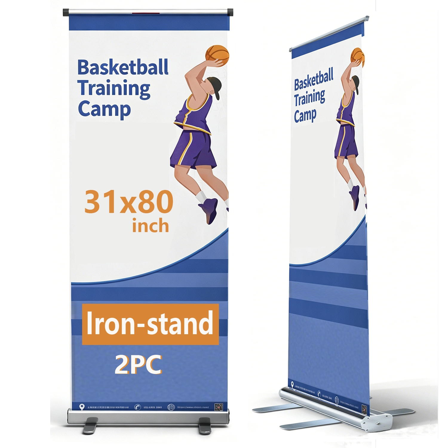 Portable SEG LED Light Box Display, Aluminum Alloy Frame Backlit Lightbox, Tension Fabric Lighted Banner Sign for Trade Show, Exhibition, Retail Store Advertising