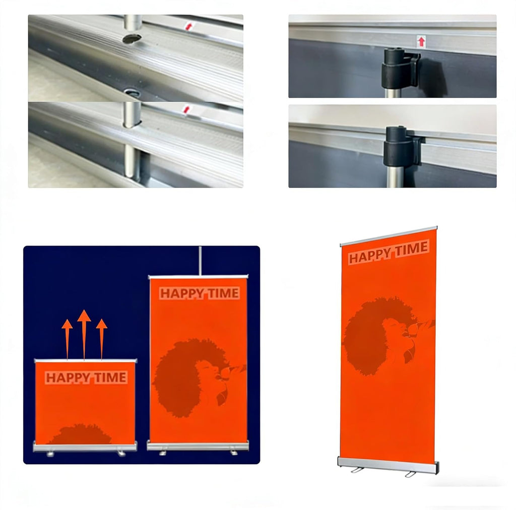 Portable SEG LED Light Box Display, Aluminum Alloy Frame Backlit Lightbox, Tension Fabric Lighted Banner Sign for Trade Show, Exhibition, Retail Store Advertising