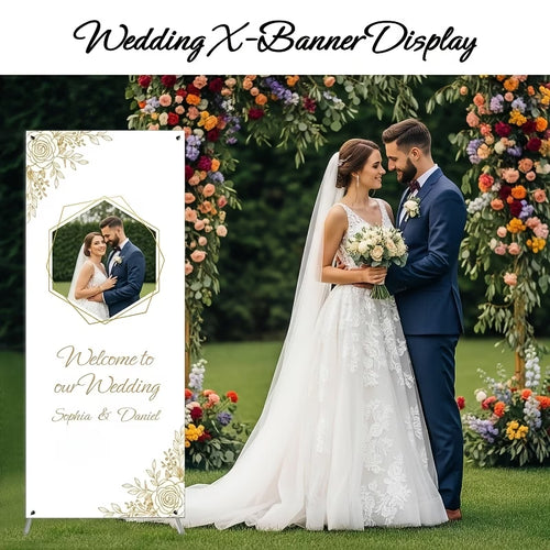1pc Premium X-Type Advertising Display Stand, Poster Display Rack, Adjustable X-Frame, with Portable Oxford Cloth Storage Bag, Suitable for Various Banner Sizes, Ideal for Supermarkets, Malls, Hotels, And Job Fairs