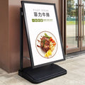 Board not included Increase the base Adding water for weight outdoor windproof advertising poster stand display Shop sign recruitment
