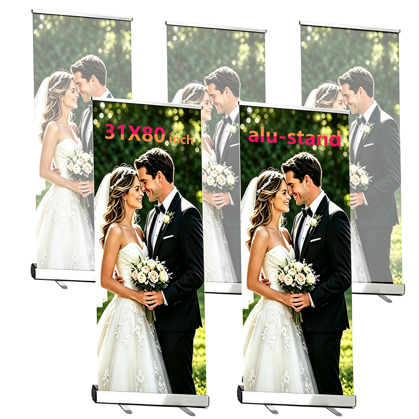 Portable SEG LED Light Box Display, Aluminum Alloy Frame Backlit Lightbox, Tension Fabric Lighted Banner Sign for Trade Show, Exhibition, Retail Store Advertising