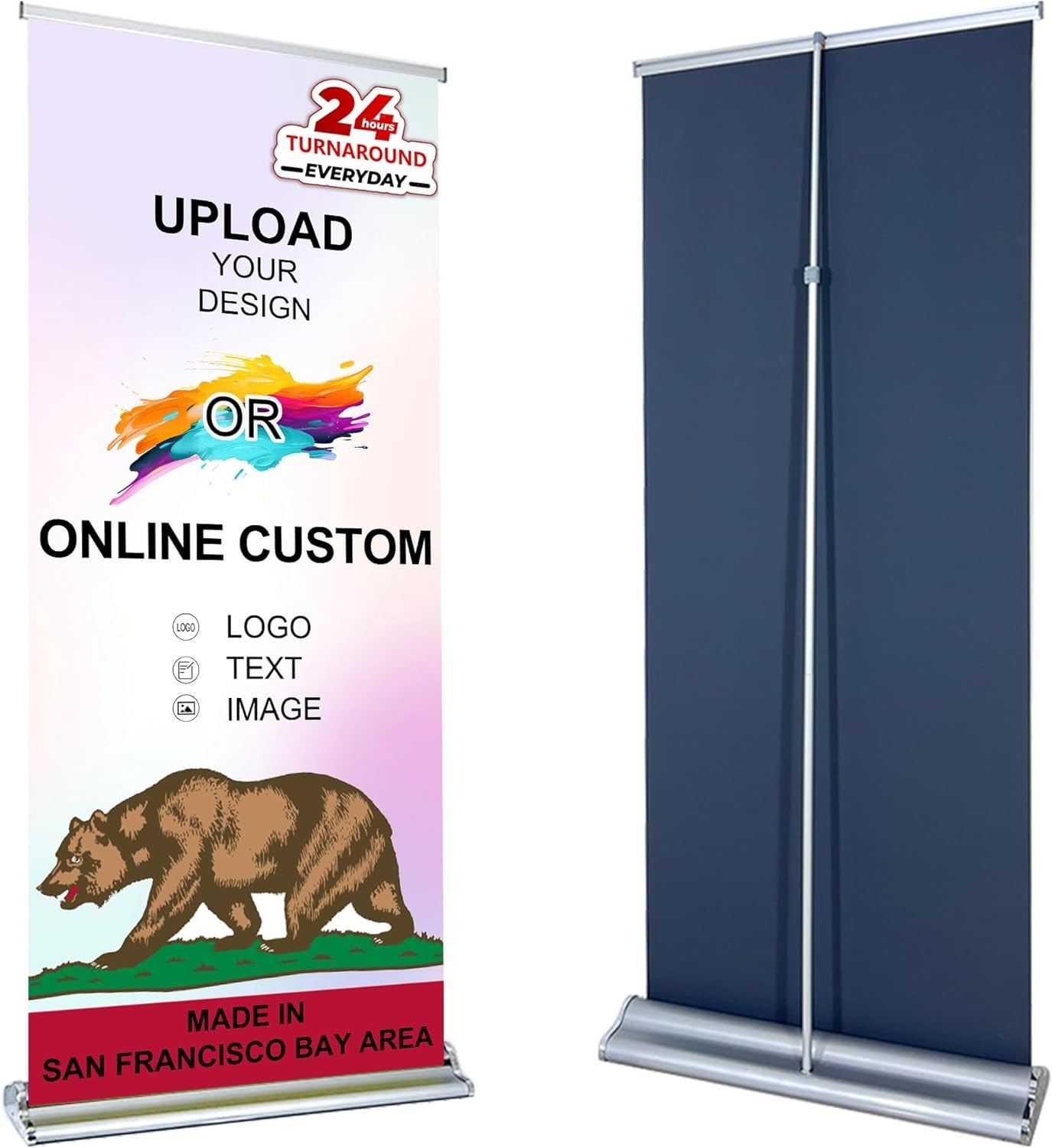 Portable SEG LED Light Box Display, Aluminum Alloy Frame Backlit Lightbox, Tension Fabric Lighted Banner Sign for Trade Show, Exhibition, Retail Store Advertising