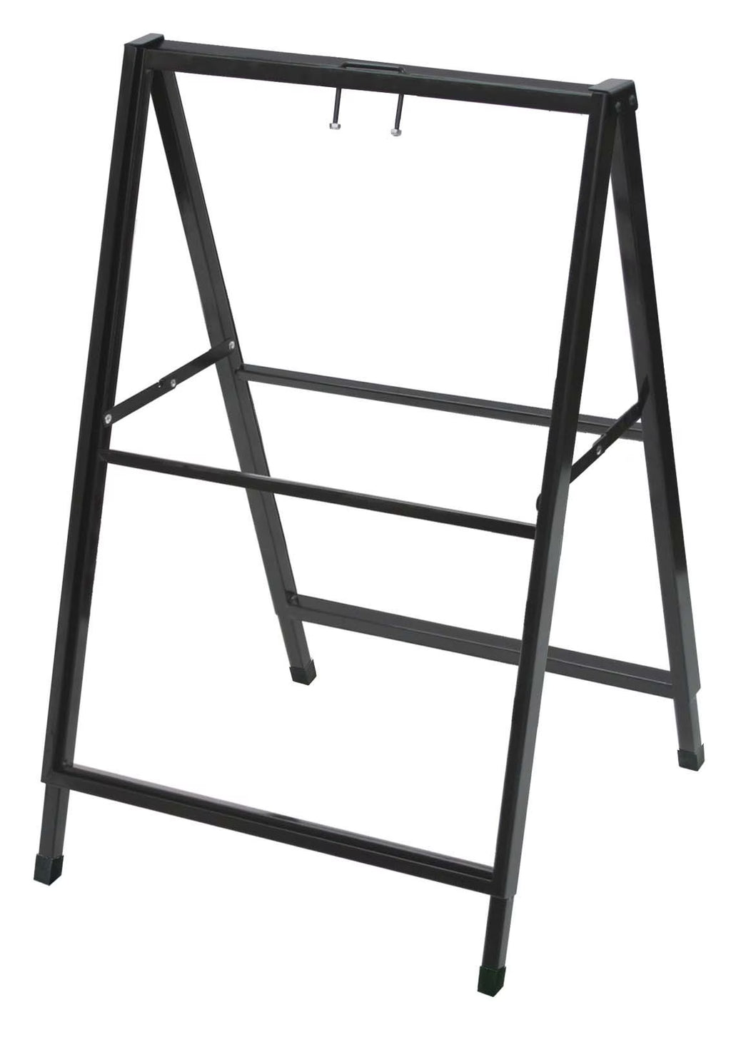 Sided Metal A-Frame Sidewalk Sign Holder – Durable Outdoor Advertising Stand