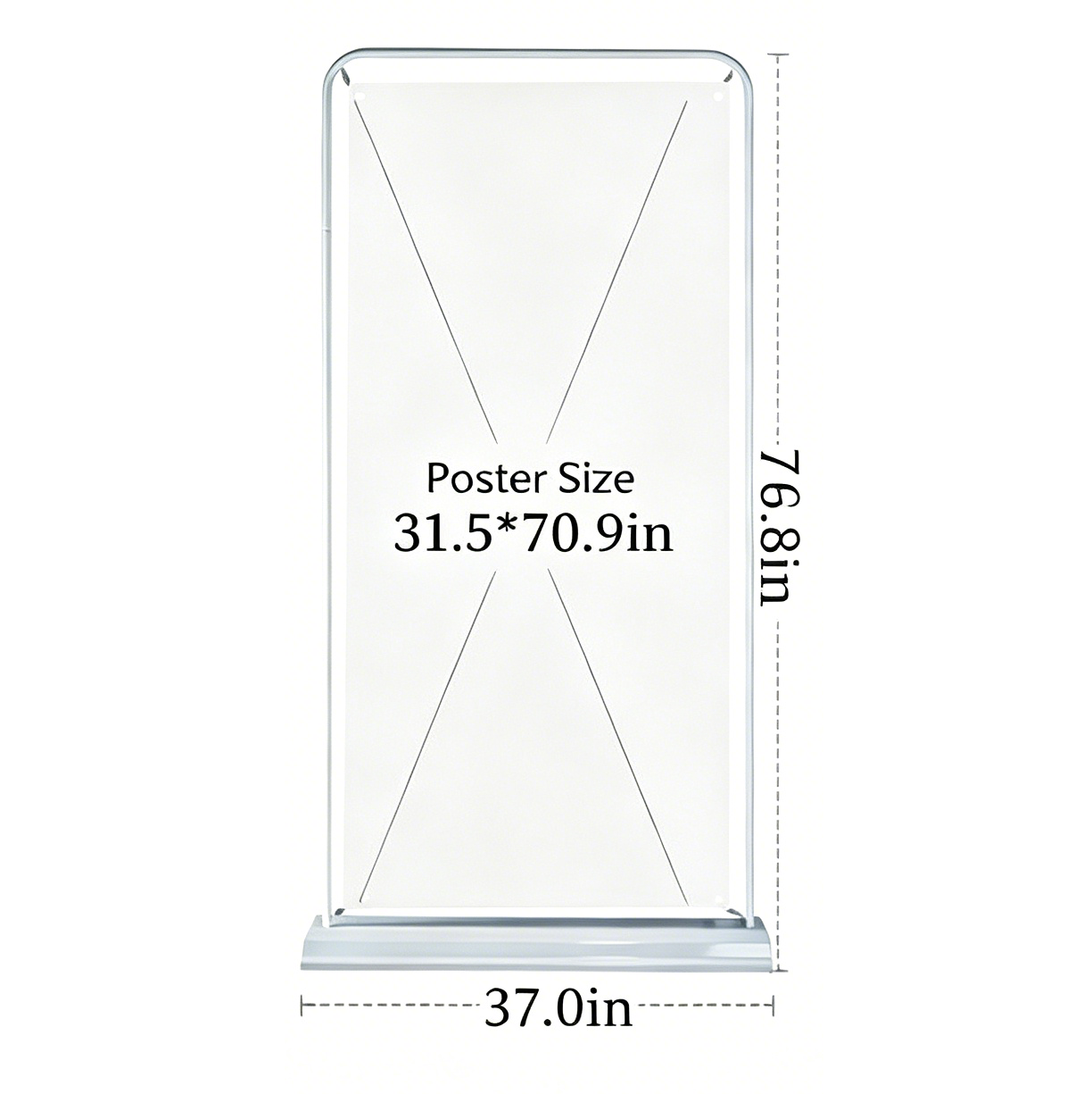 Hot Sale Door Type Frame Display Stand Water Base Outdoor Banner Stand Portable Door Shape Pvc Banner Display Stand