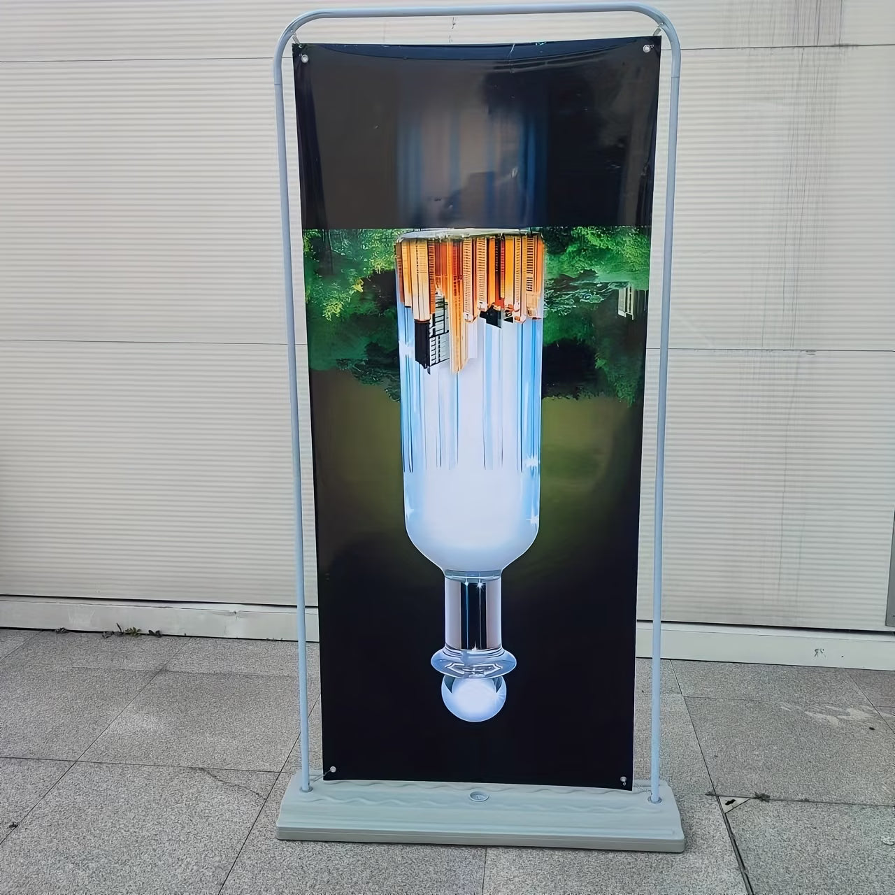Water Injection Weighted Advertising Flexible Poster Floor Standing Sign